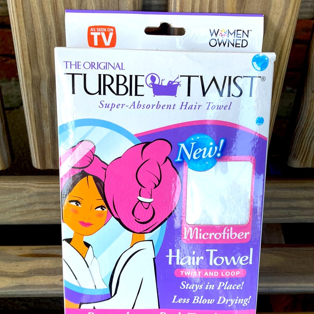NWT Turbie Twistsuper absorbant hair towel